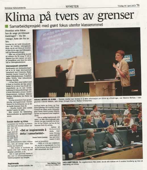Norwegian Press Article
